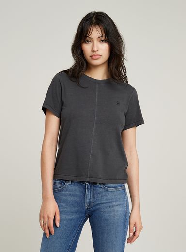Overdyed Front Seam Top